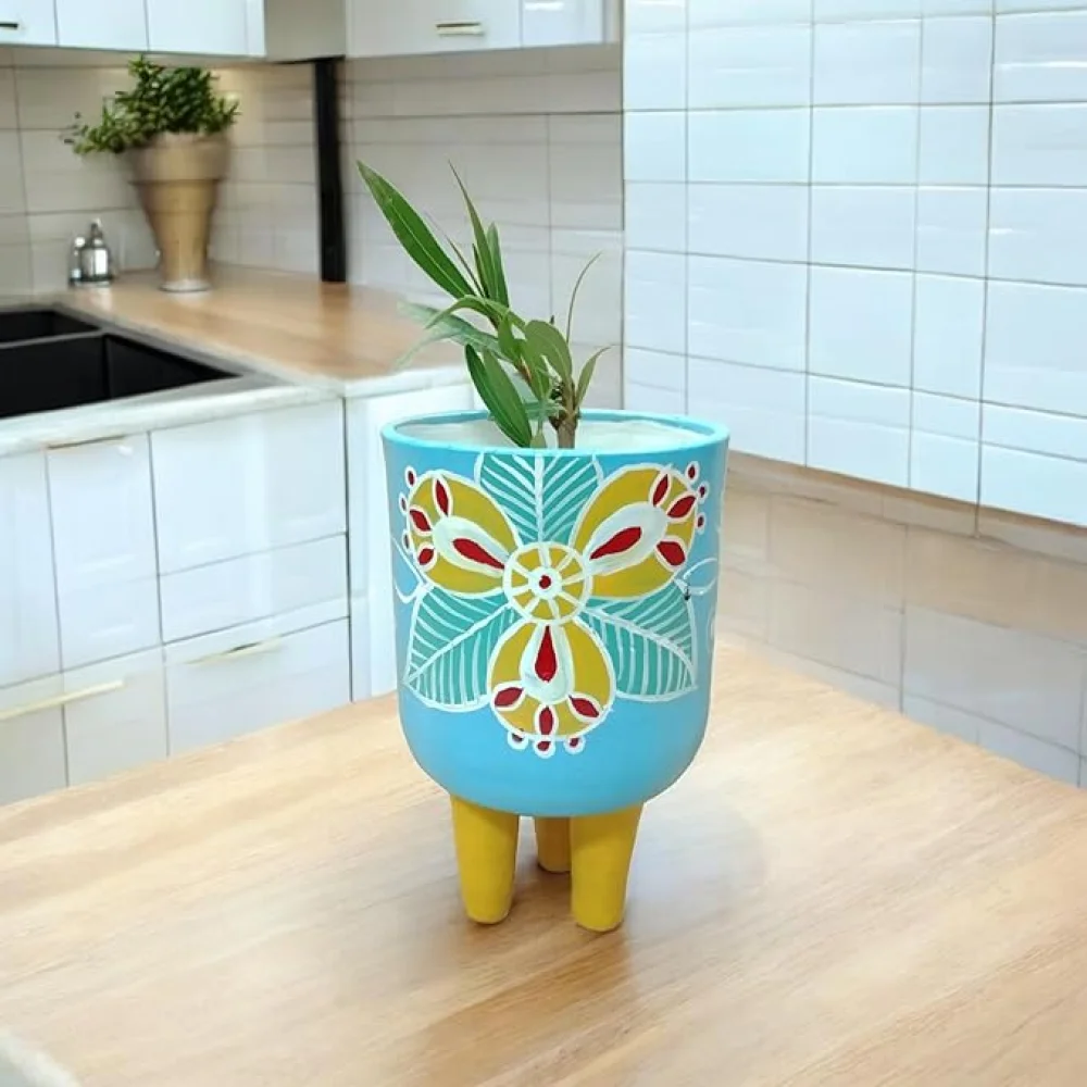 Handcrafted Indoor Outdoor Planters for Home Decoration, Balcony Planter, Rooftop Gardening, Terrace Garden