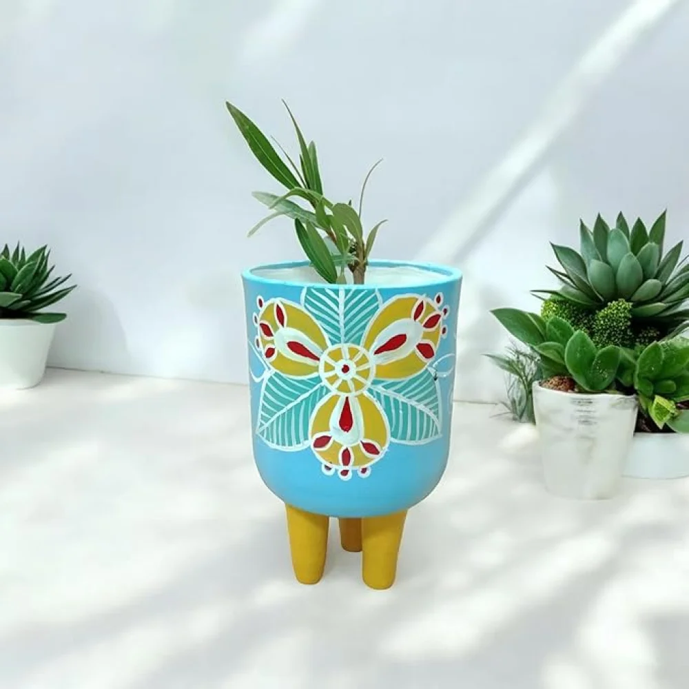 Handcrafted Indoor Outdoor Planters for Home Decoration, Balcony Planter, Rooftop Gardening, Terrace Garden