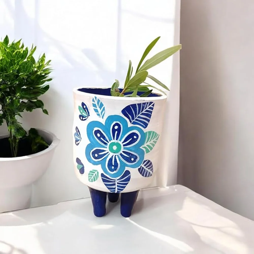 Handcrafted Indoor Outdoor Planters for Home Decoration, Balcony Planter, Rooftop Gardening, Terrace Garden