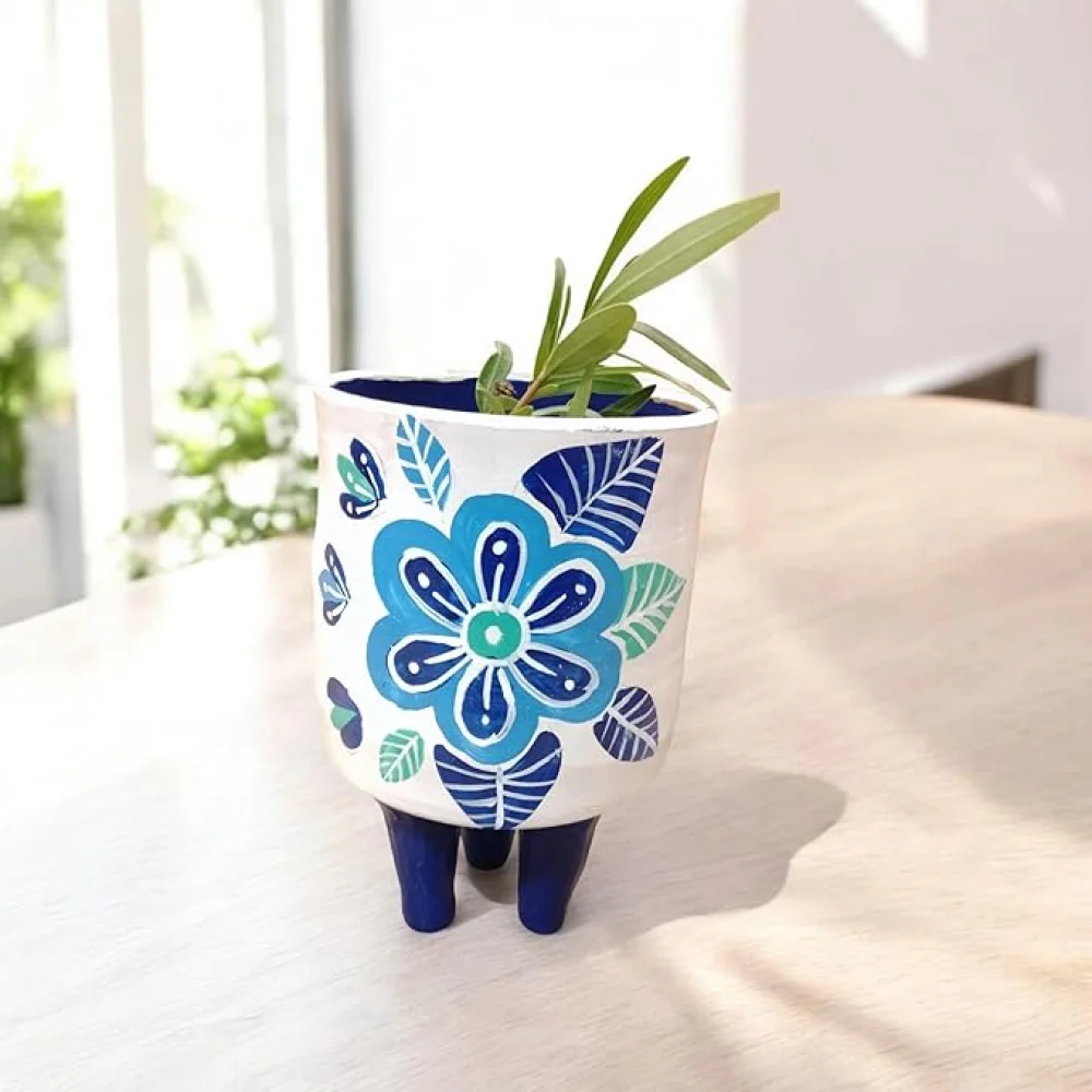 Handcrafted Indoor Outdoor Planters for Home Decoration, Balcony Planter, Rooftop Gardening, Terrace Garden