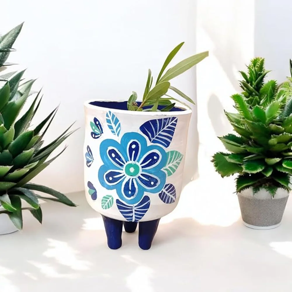 Handcrafted Indoor Outdoor Planters for Home Decoration, Balcony Planter, Rooftop Gardening, Terrace Garden