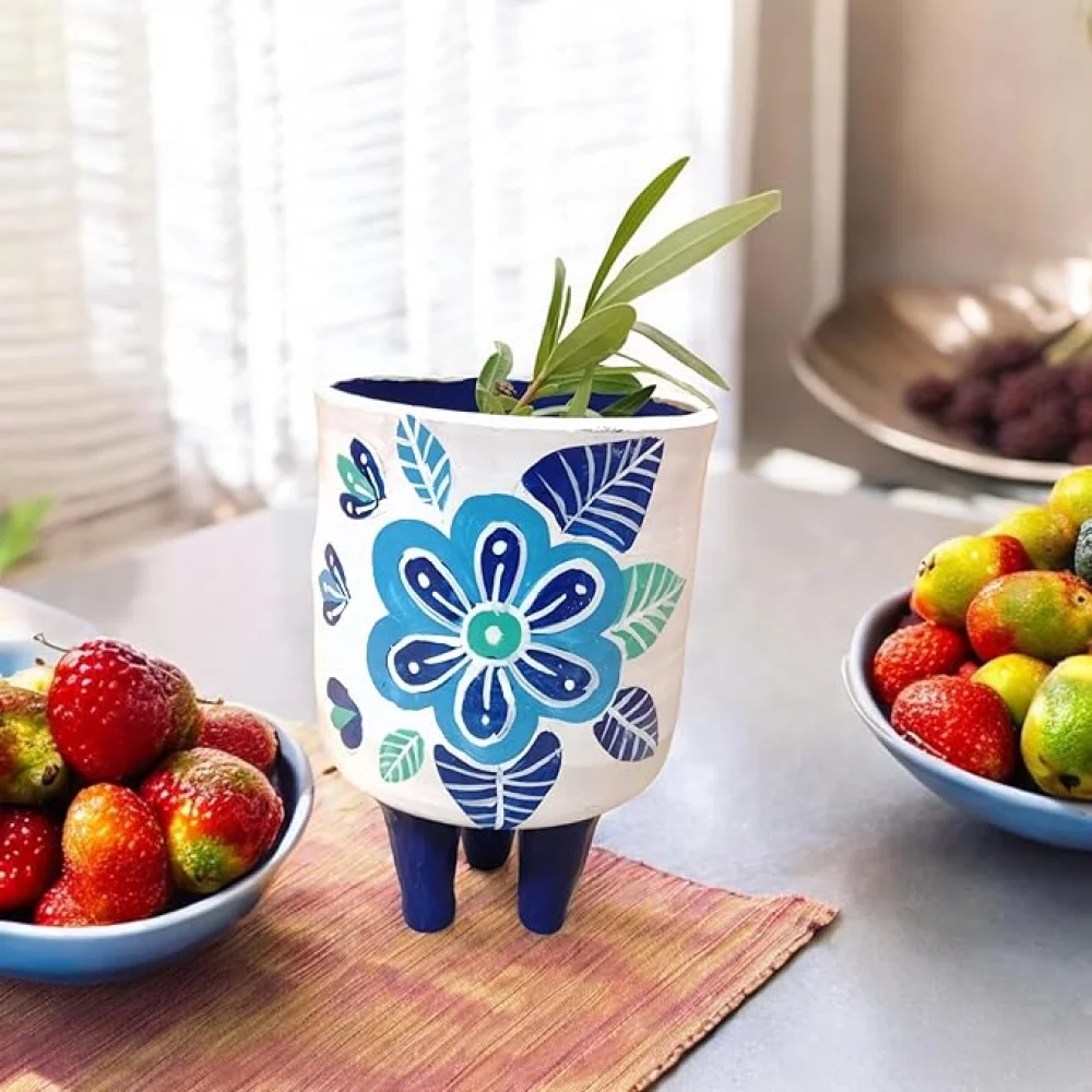 Handcrafted Indoor Outdoor Planters for Home Decoration, Balcony Planter, Rooftop Gardening, Terrace Garden