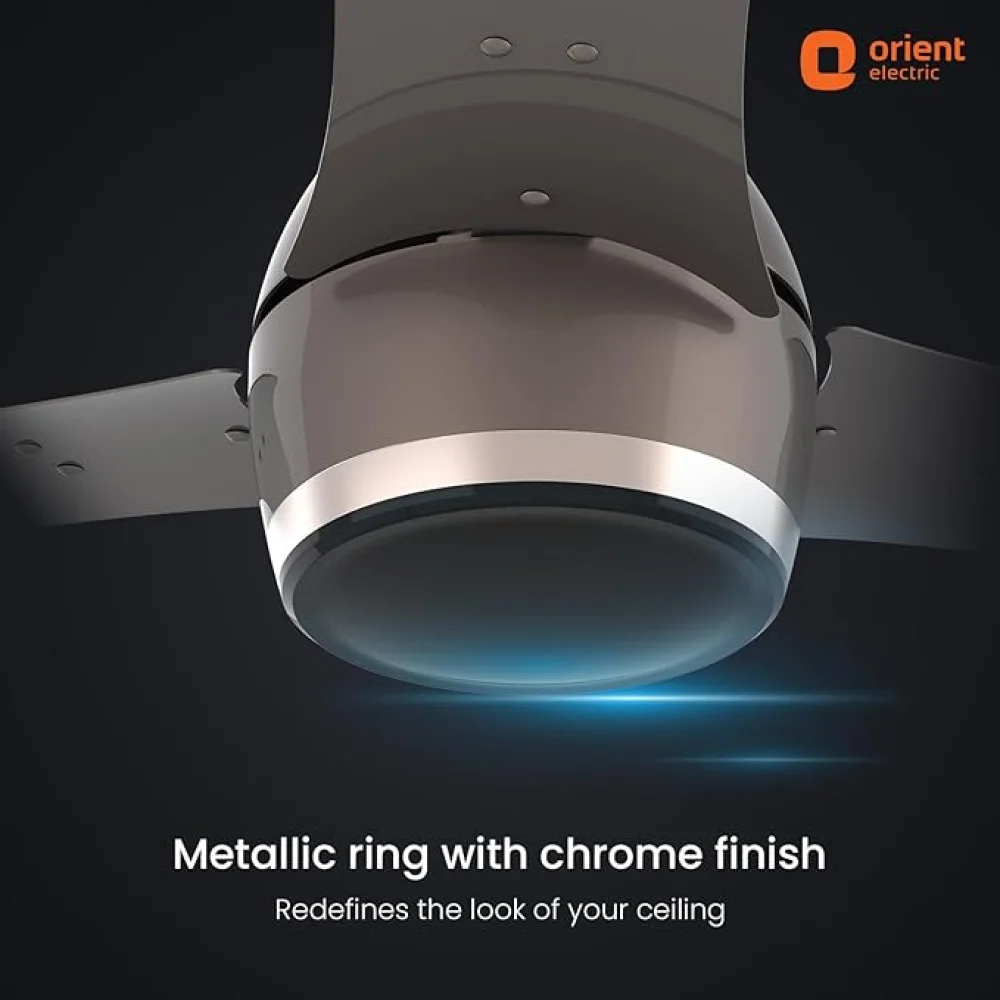 Orient Electric 900 mm Aeon BLDC Fan with Remote |Ceiling Fan for Home|BEE 5-star rated | Boost mode for High Air Delivery|Orient BLDC PRO Technology| Curved blade design | 5-year warranty| Magma Grey