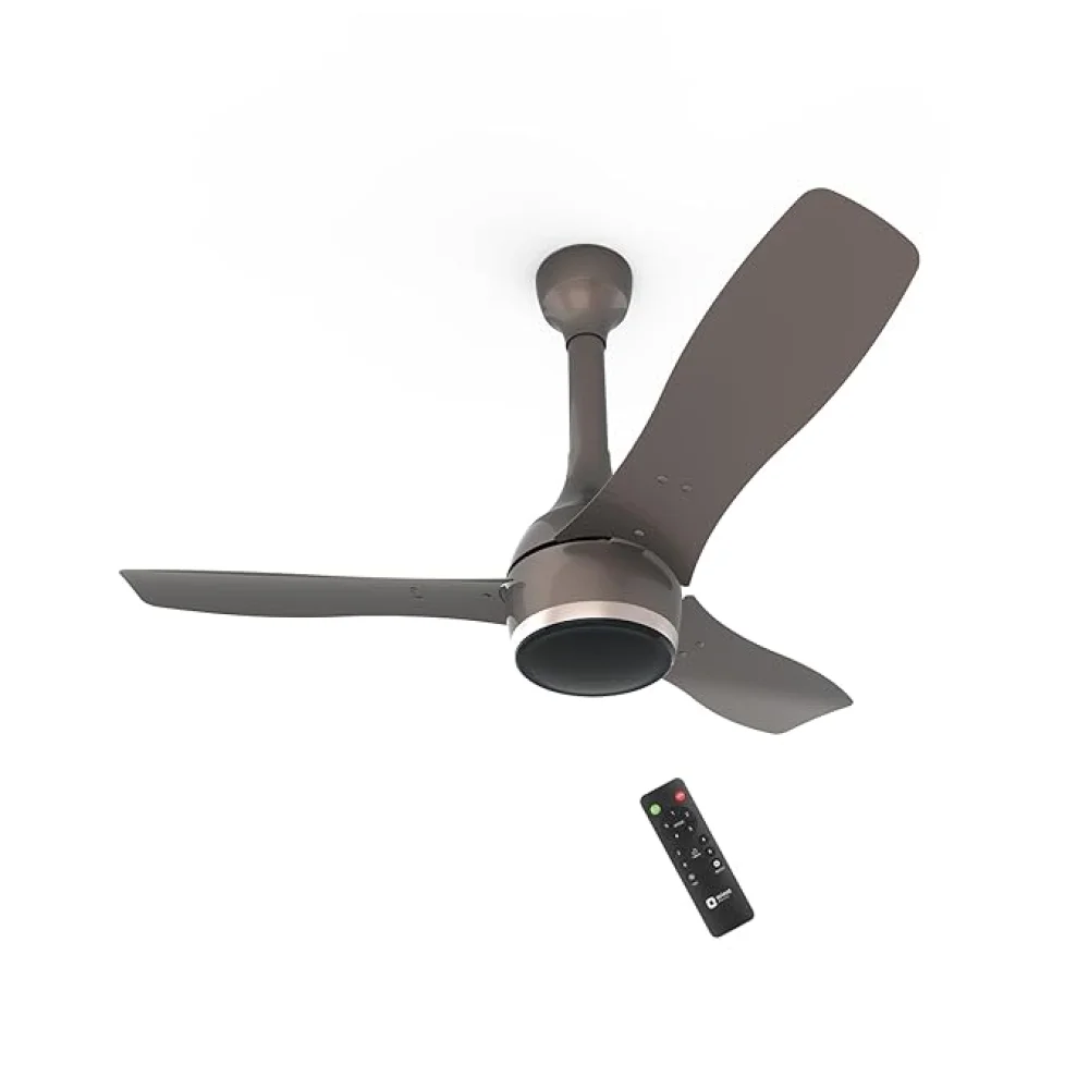 Orient Electric 900 mm Aeon BLDC Fan with Remote |Ceiling Fan for Home|BEE 5-star rated | Boost mode for High Air Delivery|Orient BLDC PRO Technology| Curved blade design | 5-year warranty| Magma Grey