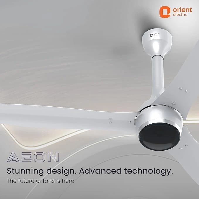Orient Electric Newly Launched 1200 mm Aeon BLDC PRO, BEE 5-star rated, Anti-Dust Designer Ceiling fan with Remote Boost mode for High Air Delivery
