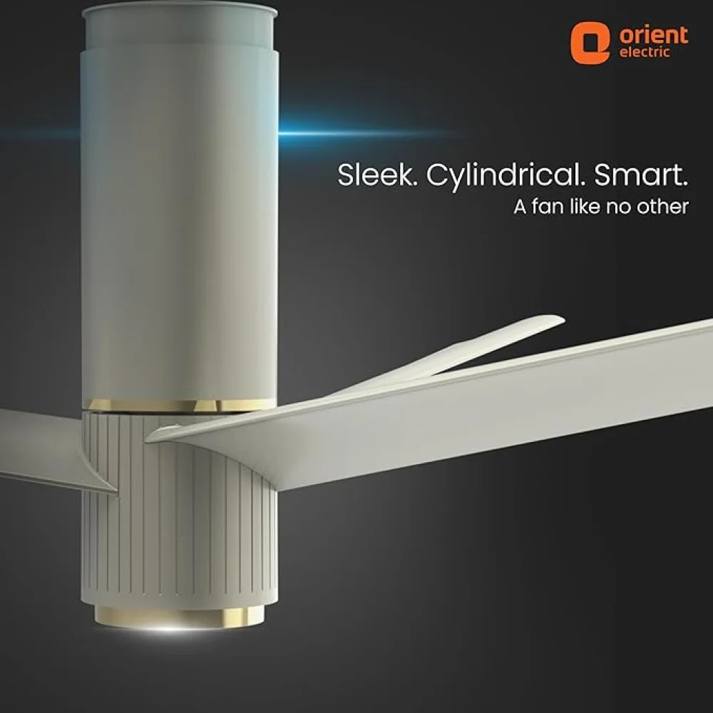 Orient Electric 1200 mm Aeroslim BLDC Ceiling Fan with Underlight, IoT & Remote | Smart Ceiling Fan Compatible with Alexa & Google Home