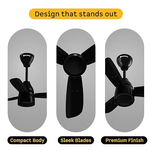 Atomberg Renesa Prime 600mm, 900mm, 1200mm BLDC Ceiling Fan | Compatible with Step Regulator | BEE 5 star | Advance Air+ Technology | Low Noise | Sleek Design | Power Saving