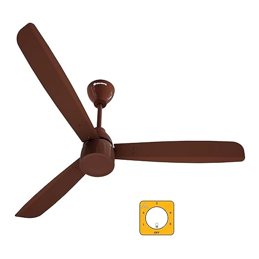 Atomberg Renesa Prime 600mm, 900mm, 1200mm BLDC Ceiling Fan | Compatible with Step Regulator | BEE 5 star | Advance Air+ Technology | Low Noise | Sleek Design | Power Saving