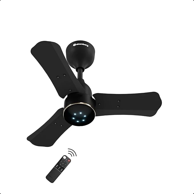 Atomberg Renesa Halo Smart 600mm BLDC Ceiling Fan with IoT & Remote | 5 star | High Air Delivery | Low noise operation | LED Speed Indicator | Sleek Design