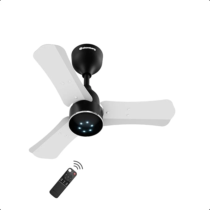 Atomberg Renesa Halo Smart 600mm BLDC Ceiling Fan with IoT & Remote | 5 star | High Air Delivery | Low noise operation | LED Speed Indicator | Sleek Design