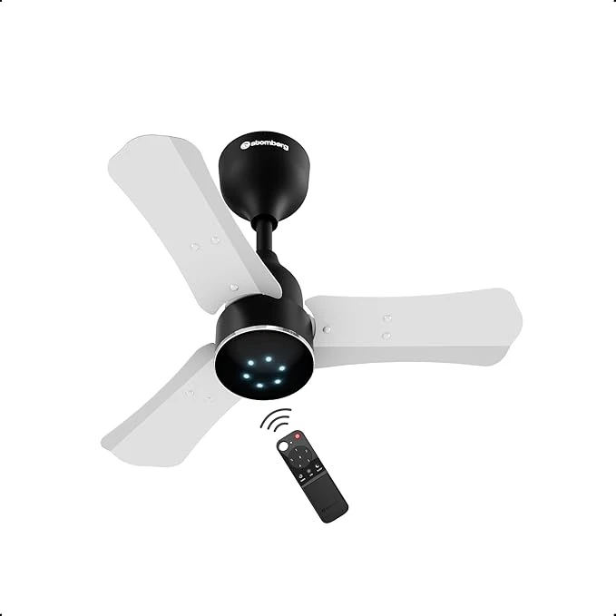Atomberg Renesa Halo Smart 600mm BLDC Ceiling Fan with IoT & Remote | 5 star | High Air Delivery | Low noise operation | LED Speed Indicator | Sleek Design