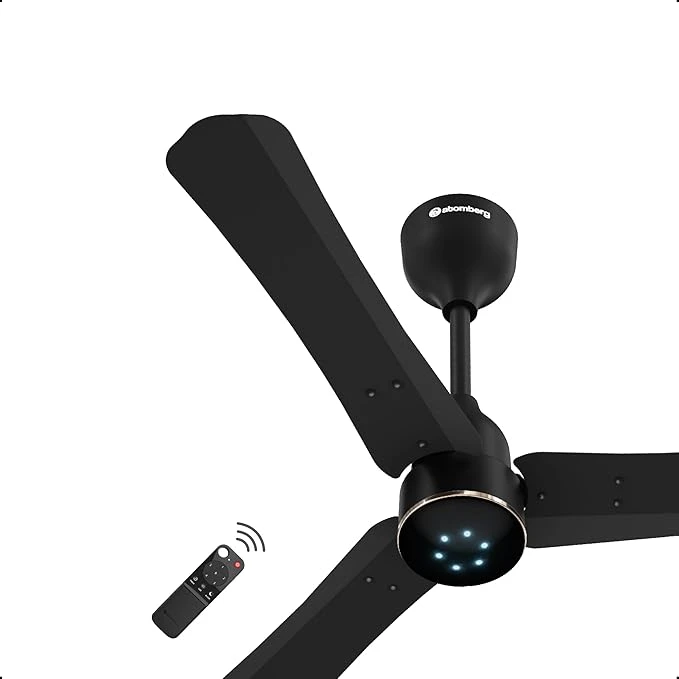 Atomberg Renesa Halo Smart 900mm BLDC Ceiling Fan with IoT & Remote | 5 star | High Air Delivery | Low noise operation | LED Speed Indicator | Sleek Design