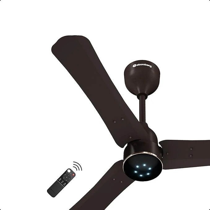 Atomberg Renesa Halo Smart 900mm BLDC Ceiling Fan with IoT & Remote | 5 star | High Air Delivery | Low noise operation | LED Speed Indicator | Sleek Design
