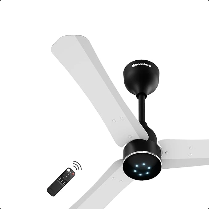 Atomberg Renesa Halo Smart 900mm BLDC Ceiling Fan with IoT & Remote | 5 star | High Air Delivery | Low noise operation | LED Speed Indicator | Sleek Design