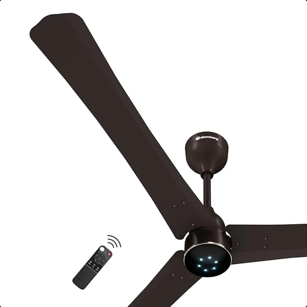 Atomberg Renesa Halo Smart 1400mm BLDC Ceiling Fan with IoT & Remote | BEE 5 star | High Air Delivery | Low noise operation | LED Speed Indicator | Sleek Design