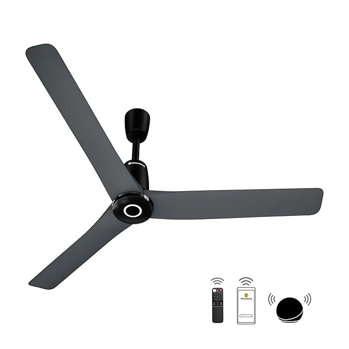 Atomberg Aris Contour Smart 900mm,1200mm Voice Controlled BLDC Ceiling Fan with Remote |BEE 5 star| Best-in-class Air Flow |Silent Operation| Designer Fan | Free Installation