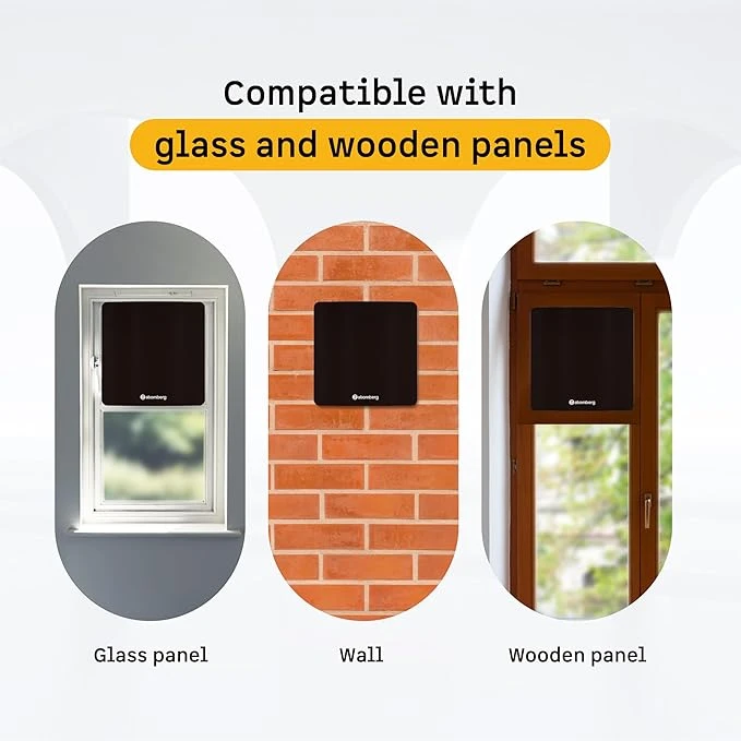 Atomberg Studio Exhaust Fan 150mm (6 Inches) | BLDC Motor | 6.8W| Low Noise | 2000 RPM| Ideal for Bathroom,Kitchen | Easy to Clean | Installation-Round Cut (153mm)