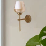Your Walls with the Stylish and Decorative Lotus Shaped Glass Wall Light