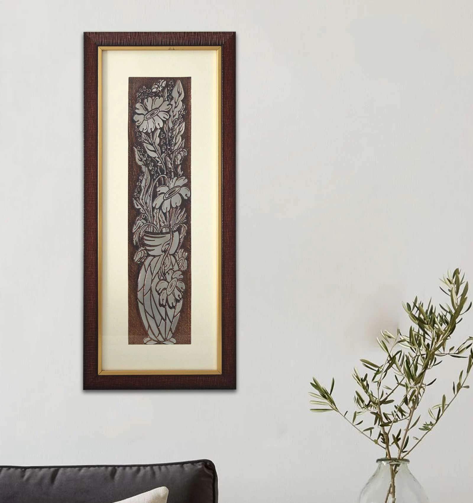 Bouquet Cosmos Flower Wall Painting