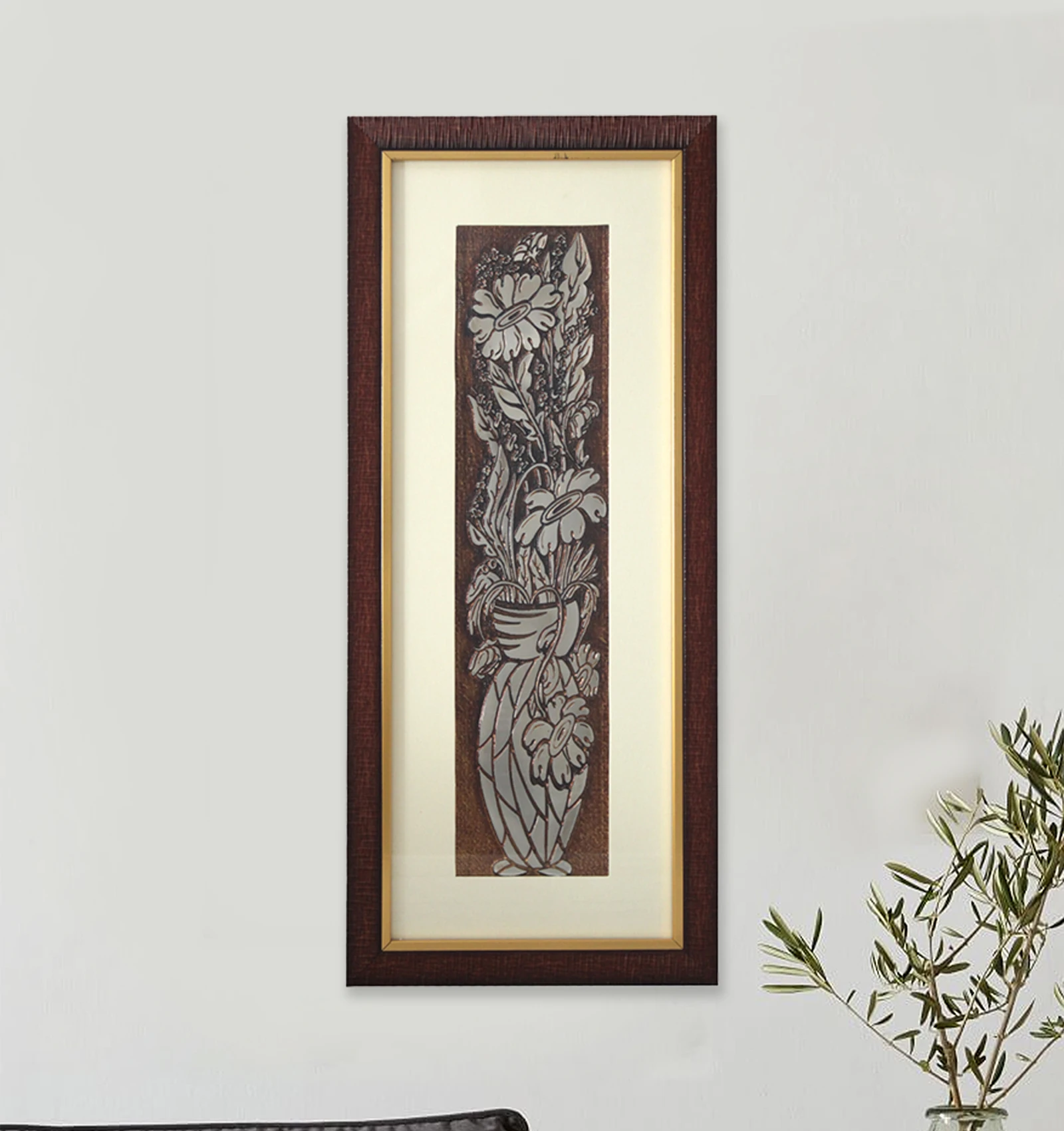 Bouquet Cosmos Flower Wall Painting