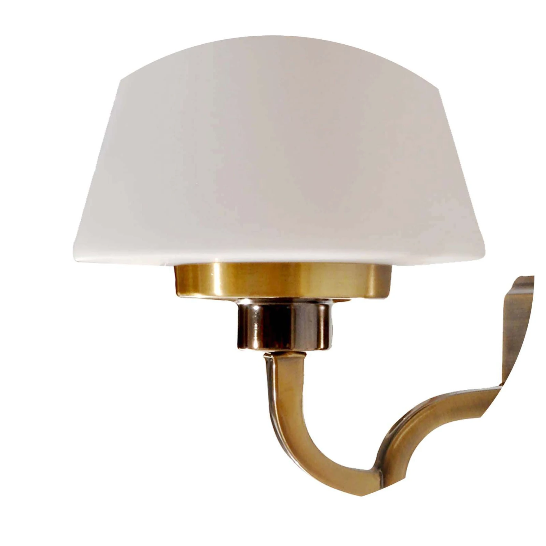 Enhance your space Toned White Glass Wall Light