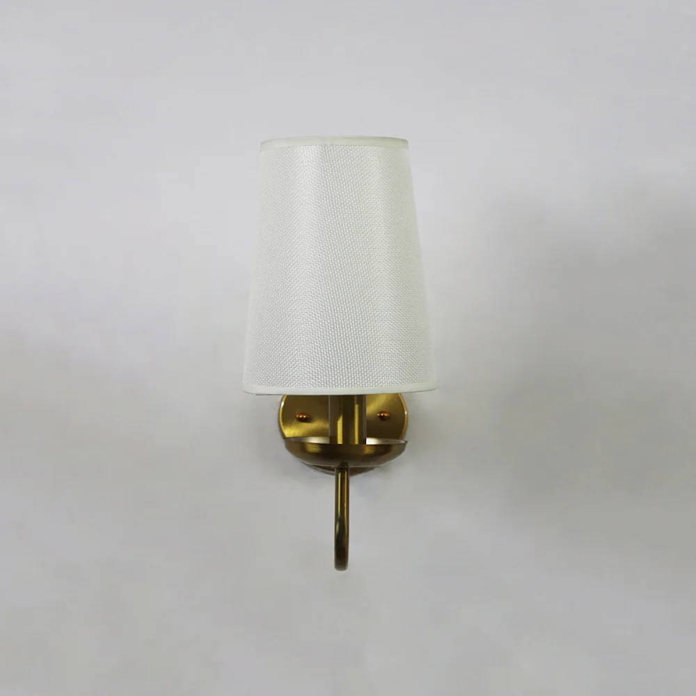 White Fabric Shade Wall Lamp | SKE-140065_WFSWL