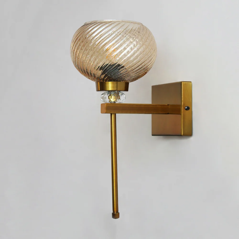 Doom MF Amber Glass Crystal Wall light | SKE-140066_DMFGCWL