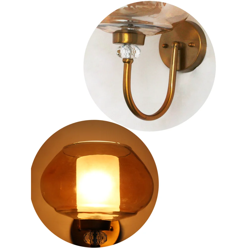 Big Kachori Glass Designer Globe Wall Lamp | SKE-140043_BKGWL