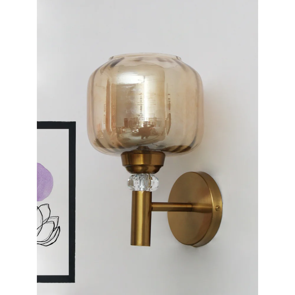 Modern Vintage Jar Globe Wall Light | SKE-140041-MVJ