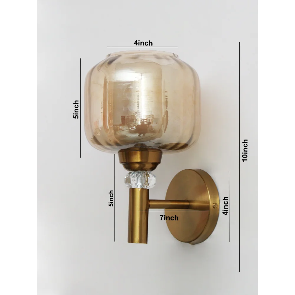 Modern Vintage Jar Globe Wall Light | SKE-140041-MVJ