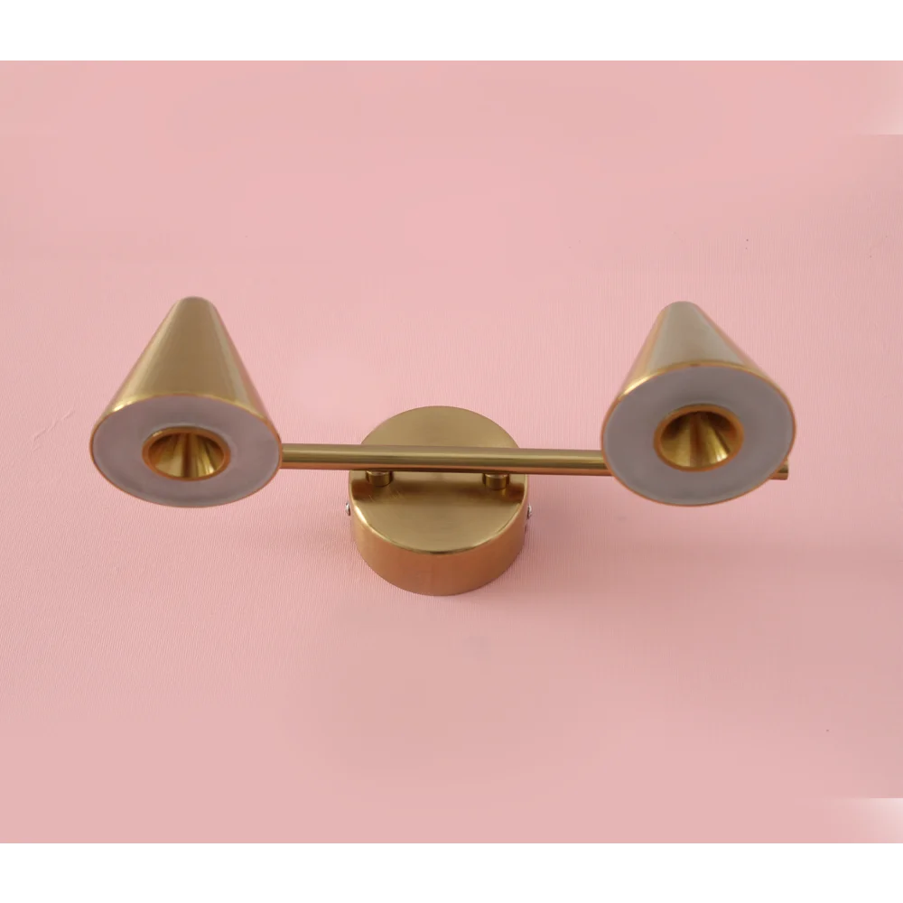 Picture Light – Cone Shape Gold Finish Wall Lights | SKE-180011