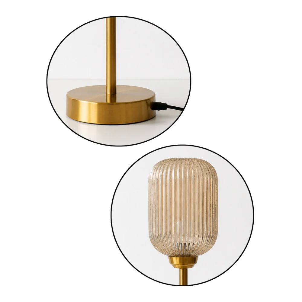 Elara Ribbed Cylinder Table Lamp | SKE-1500010_ERCTL