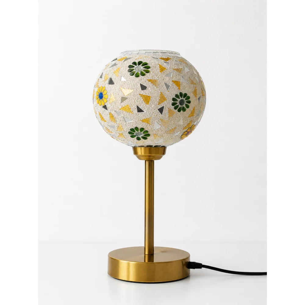 Boho Mosaic Flower Table Lamp | SKE-1500011_BMFTL