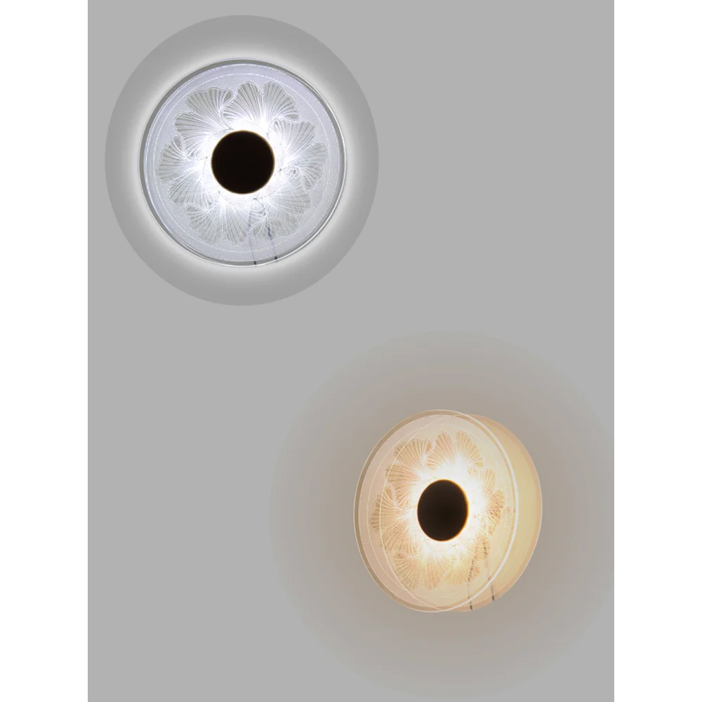 Modern Round Floral LED Ceiling Light for Bedroom & Living Room |  SKE-140054_LEDS