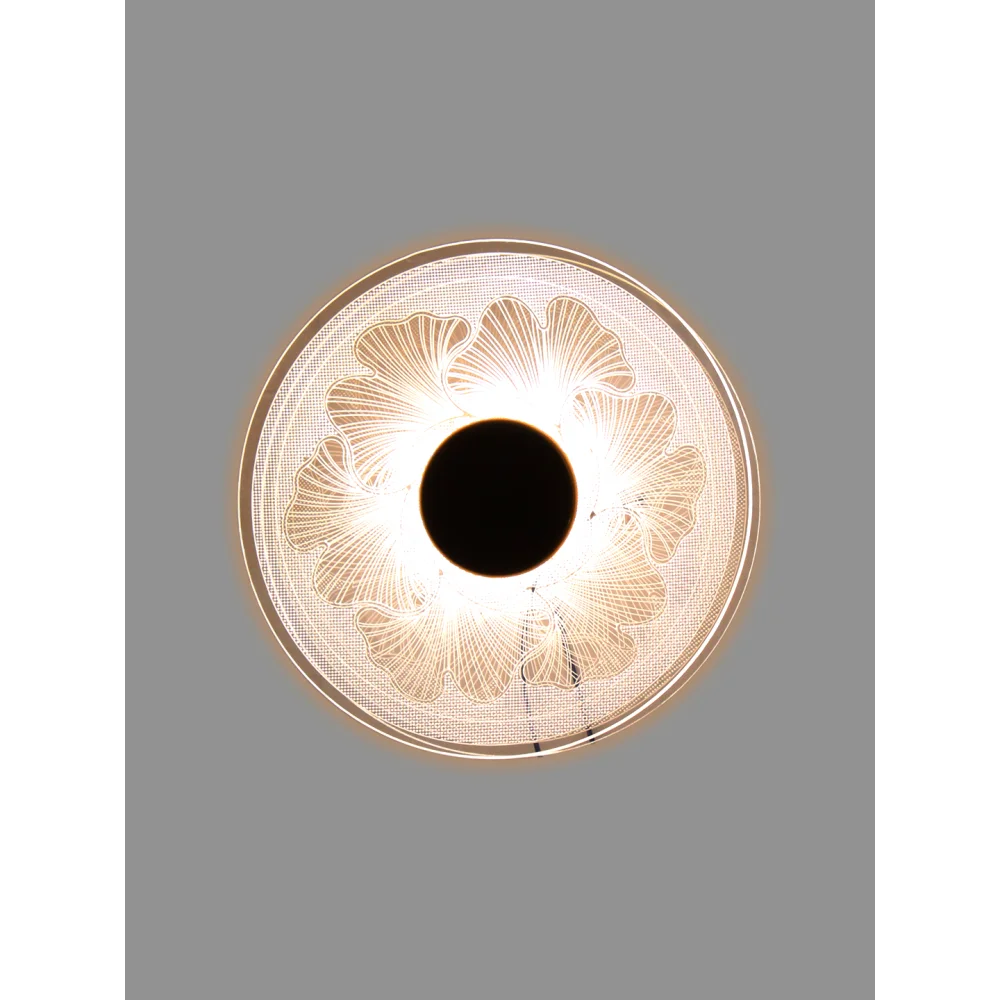 Modern Round Floral LED Ceiling Light for Bedroom & Living Room |  SKE-140054_LEDS