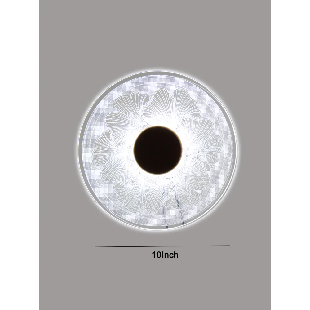 Modern Round Floral LED Ceiling Light for Bedroom & Living Room |  SKE-140054_LEDS