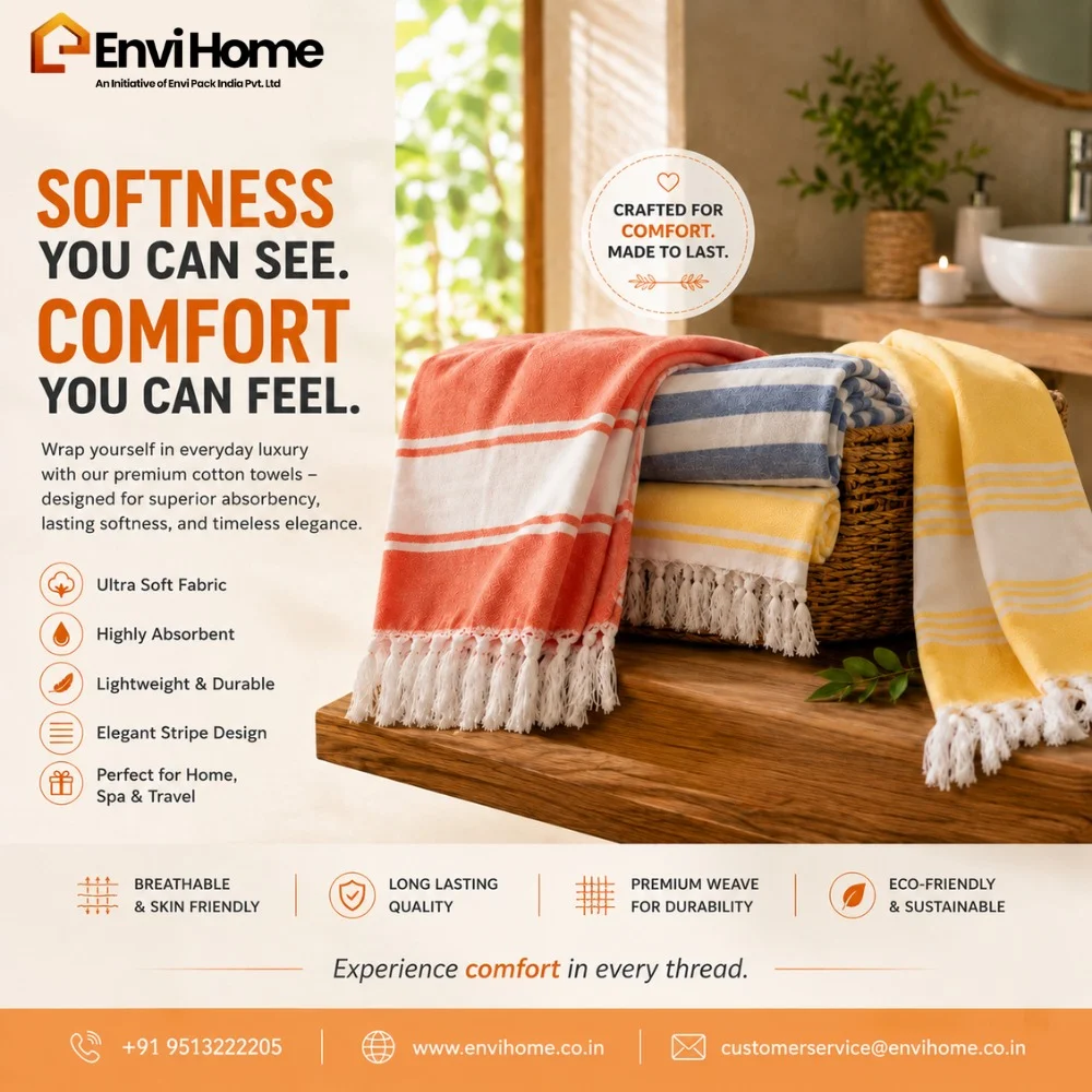 Ultra-Soft Bamboo Bath Towel – (Pack of 1)