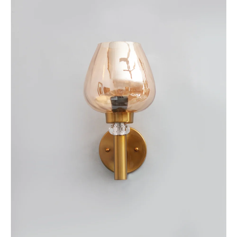 Enhance your space with Golden Wall Light with Luster Glass | SKE-140041_GWL