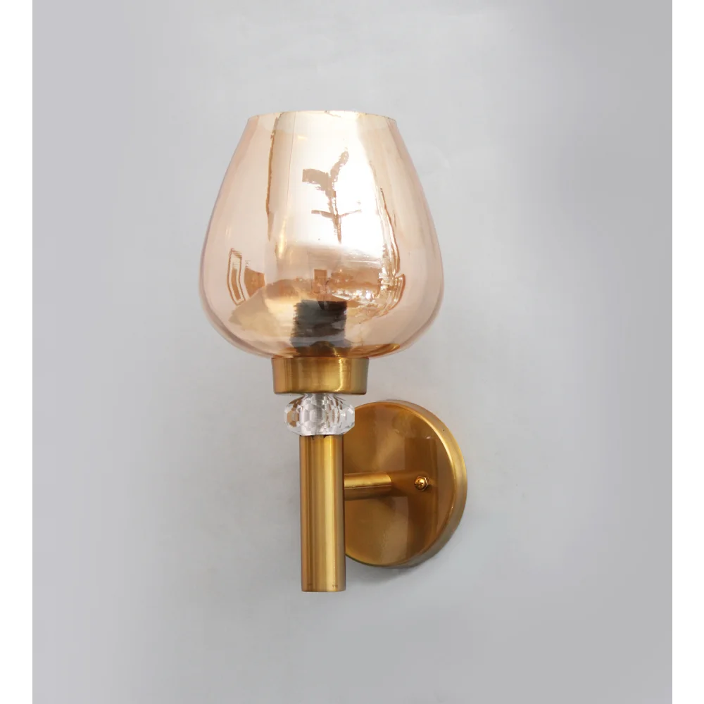 Enhance your space with Golden Wall Light with Luster Glass | SKE-140041_GWL