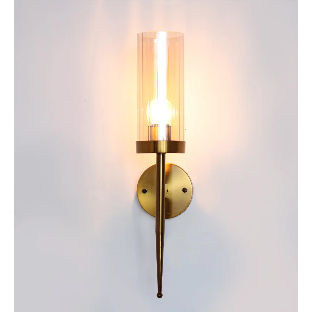 Imperial Amber Tumbler Wall Sconce Light | SKE-140002-IAT