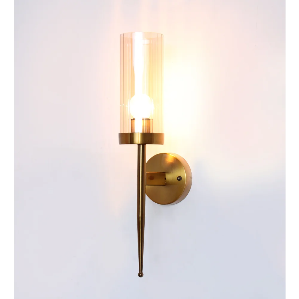 Imperial Amber Tumbler Wall Sconce Light | SKE-140002-IAT