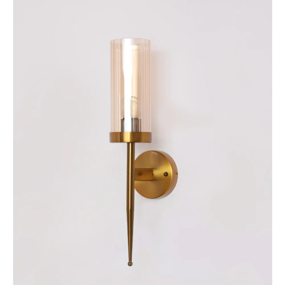 Imperial Amber Tumbler Wall Sconce Light | SKE-140002-IAT