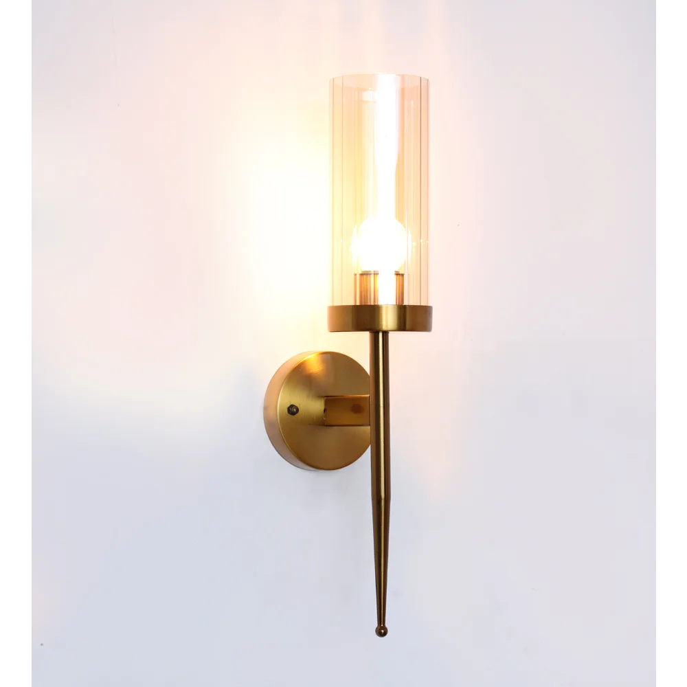 Imperial Amber Tumbler Wall Sconce Light | SKE-140002-IAT