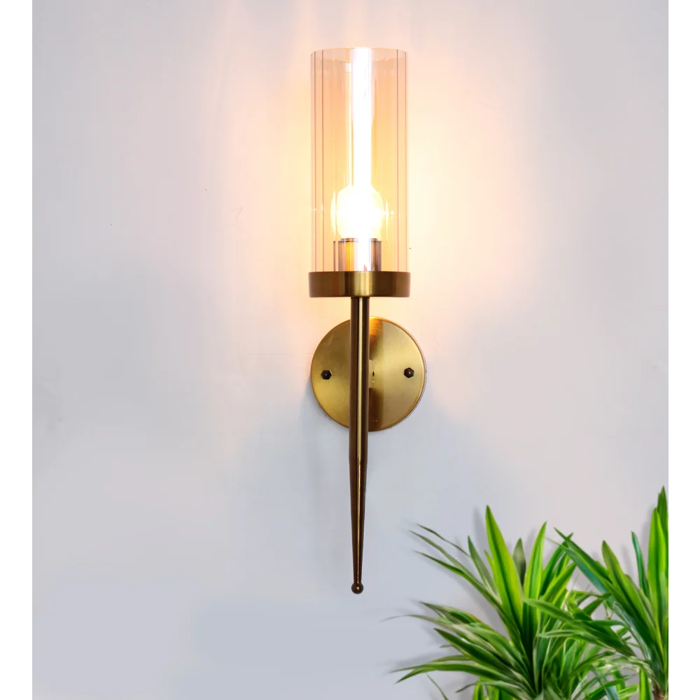 Imperial Amber Tumbler Wall Sconce Light | SKE-140002-IAT