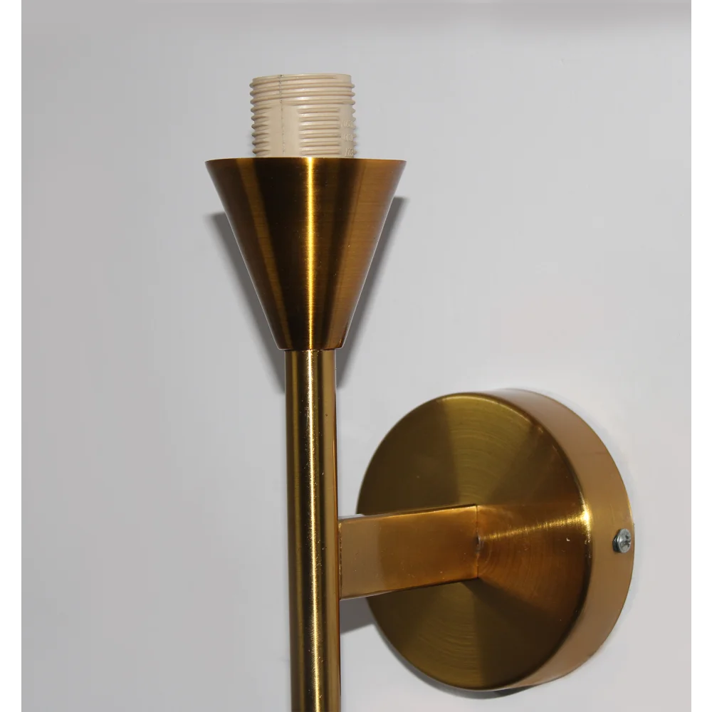 Modern Brass Wall Sconce with Cone Glass Shade for Home | SKE-140023 MWULWS