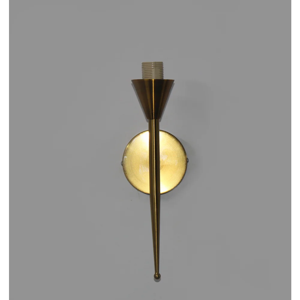 Modern Brass Wall Sconce with Cone Glass Shade for Home | SKE-140023 MWULWS