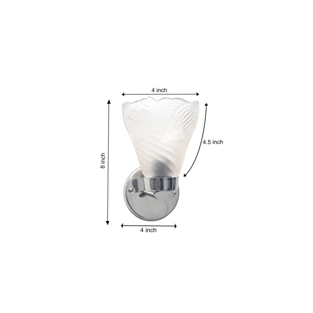 Decorative Modern Chrome Finish Wall Light For Living Room | SKE-140017_1 CSD