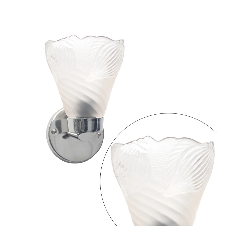 Decorative Modern Chrome Finish Wall Light For Living Room | SKE-140017_1 CSD