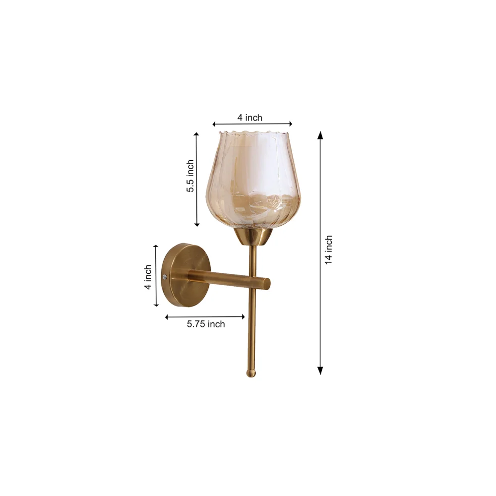 Decorative Wall Light Stylish and Decorative Lotus Shaped |SKE-140010/1
