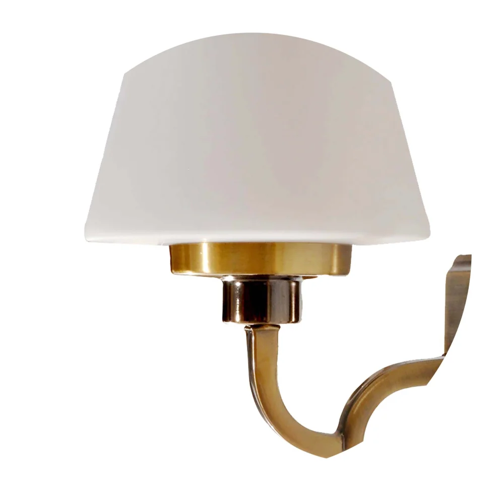 Enhance your space Toned White Glass Wall Light | SKE-140008/1